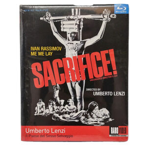 Sacrifice! Blu-ray w Slipcover Cult Classic Italian Horror Raro Video 1972 NEW